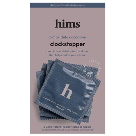 hims clockstopper condoms - Discover the Unique Selling Points of Him's Clockstopper Condoms.